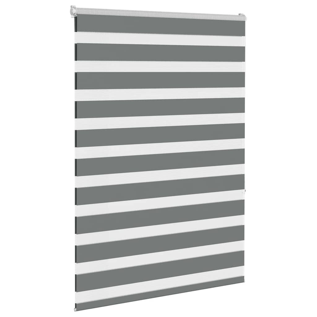 Zebrafüggönnyel sötét szürke szövetszélesség 110,9cm poliészter