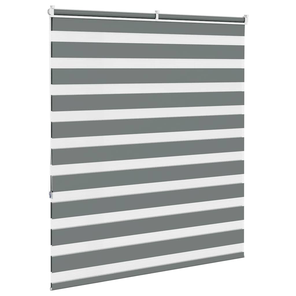 Zebrafüggönnyel sötét szürke szövetszélesség 120,9cm poliészter
