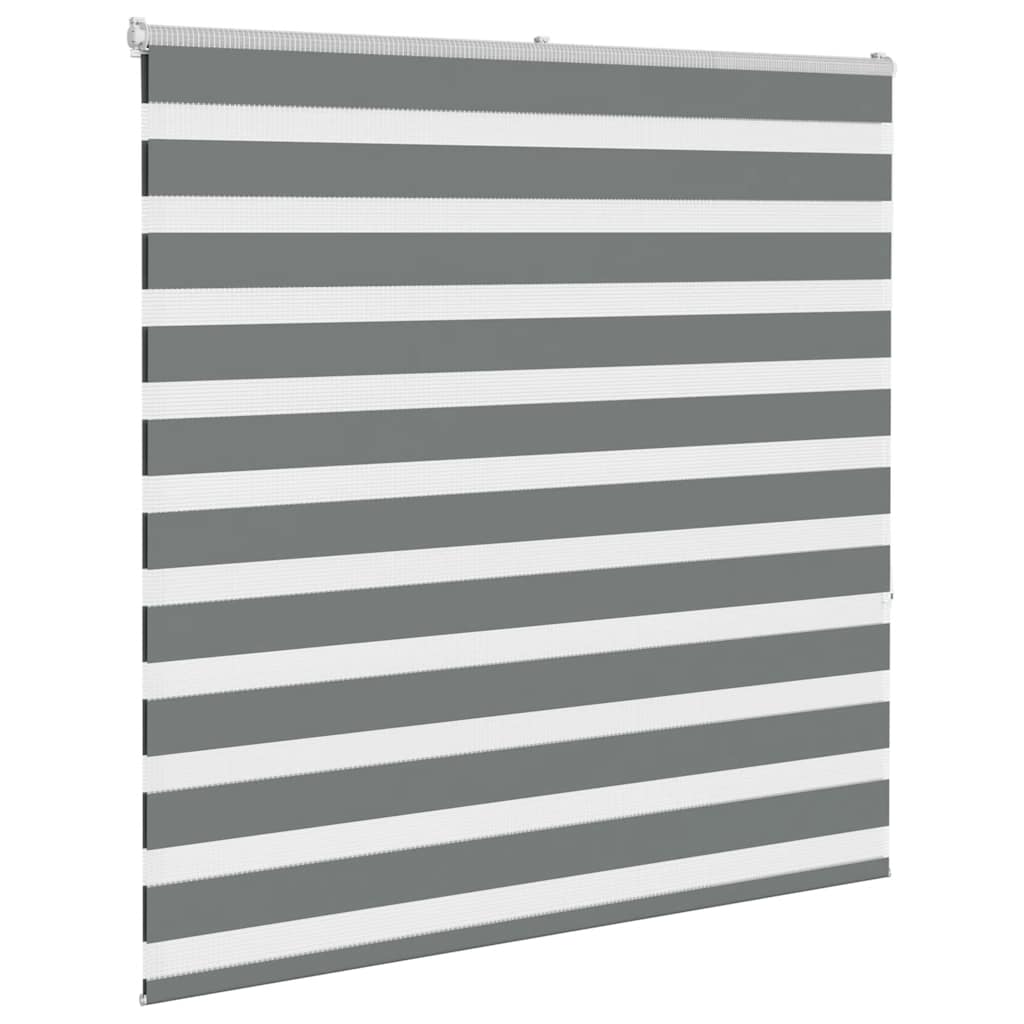 Zebrafüggönnyel sötét szürke szövetszélesség 135,9cm poliészter