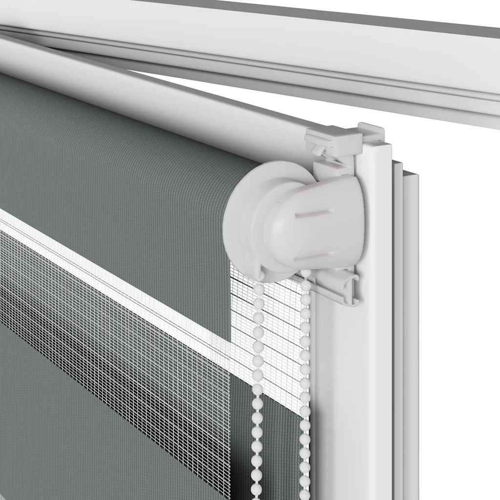 Zebrafüggönnyel sötét szürke szövetszélesség 160,9cm poliészter
