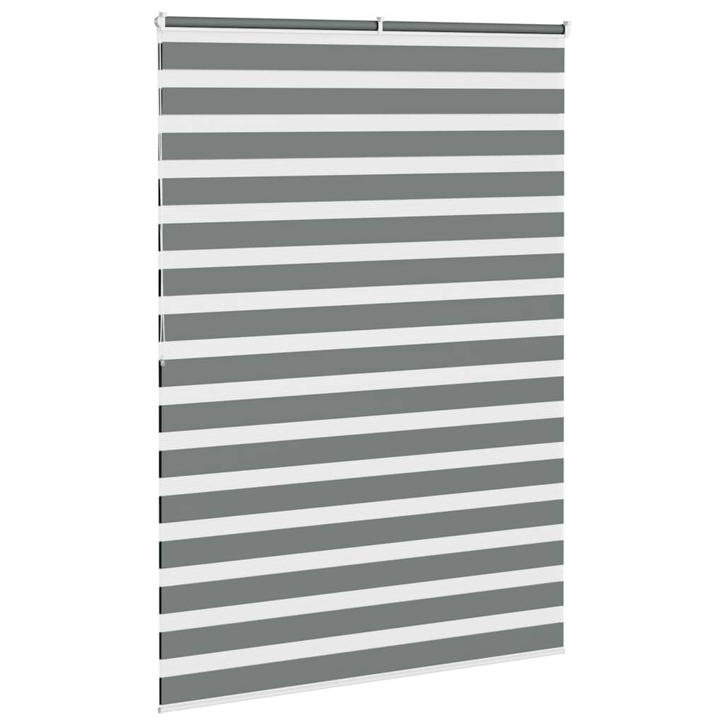 Zebrafüggönnyel sötét szürke szövetszélesség 160,9cm poliészter
