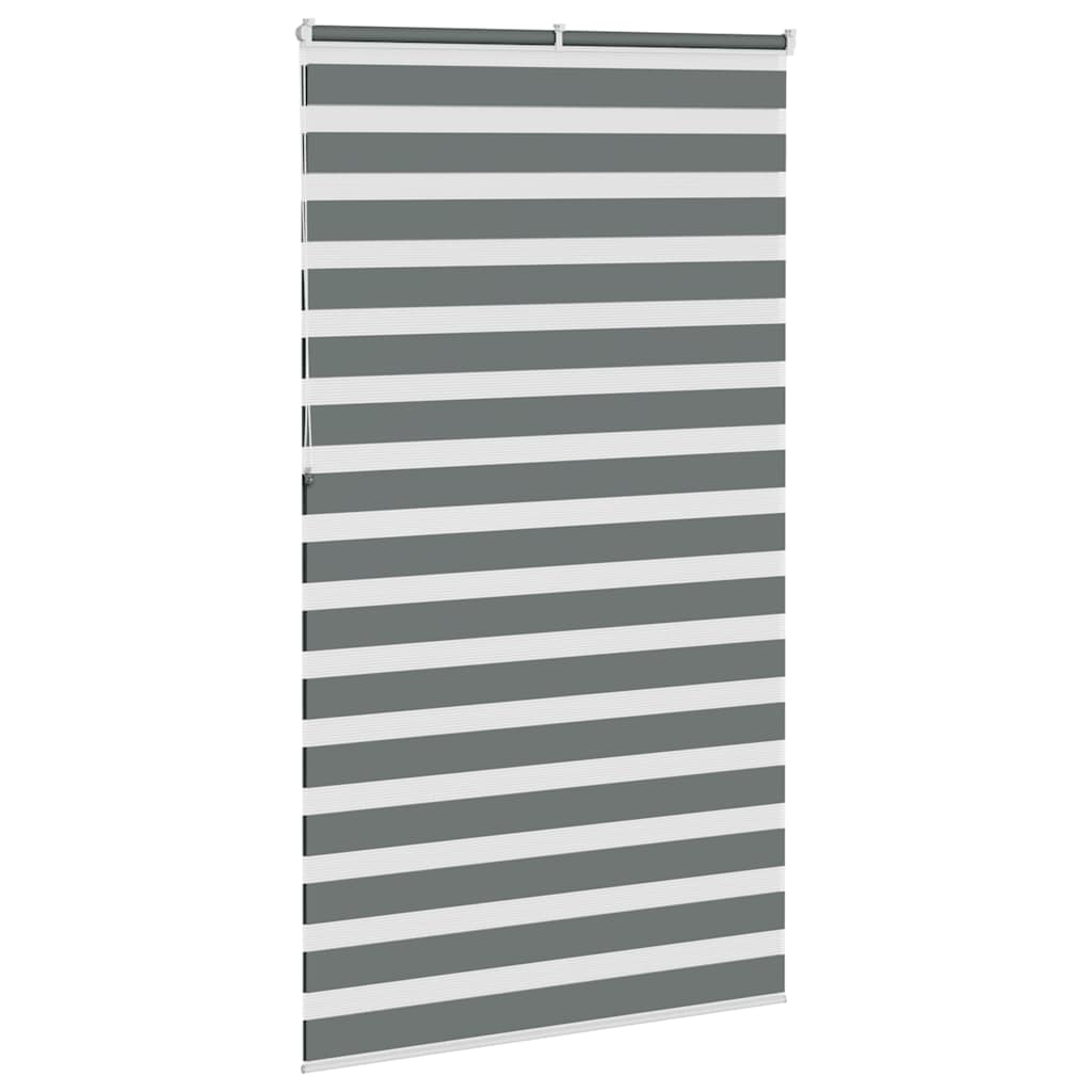Zebrafüggönnyel sötét szürke szövetszélesség 115,9cm poliészter