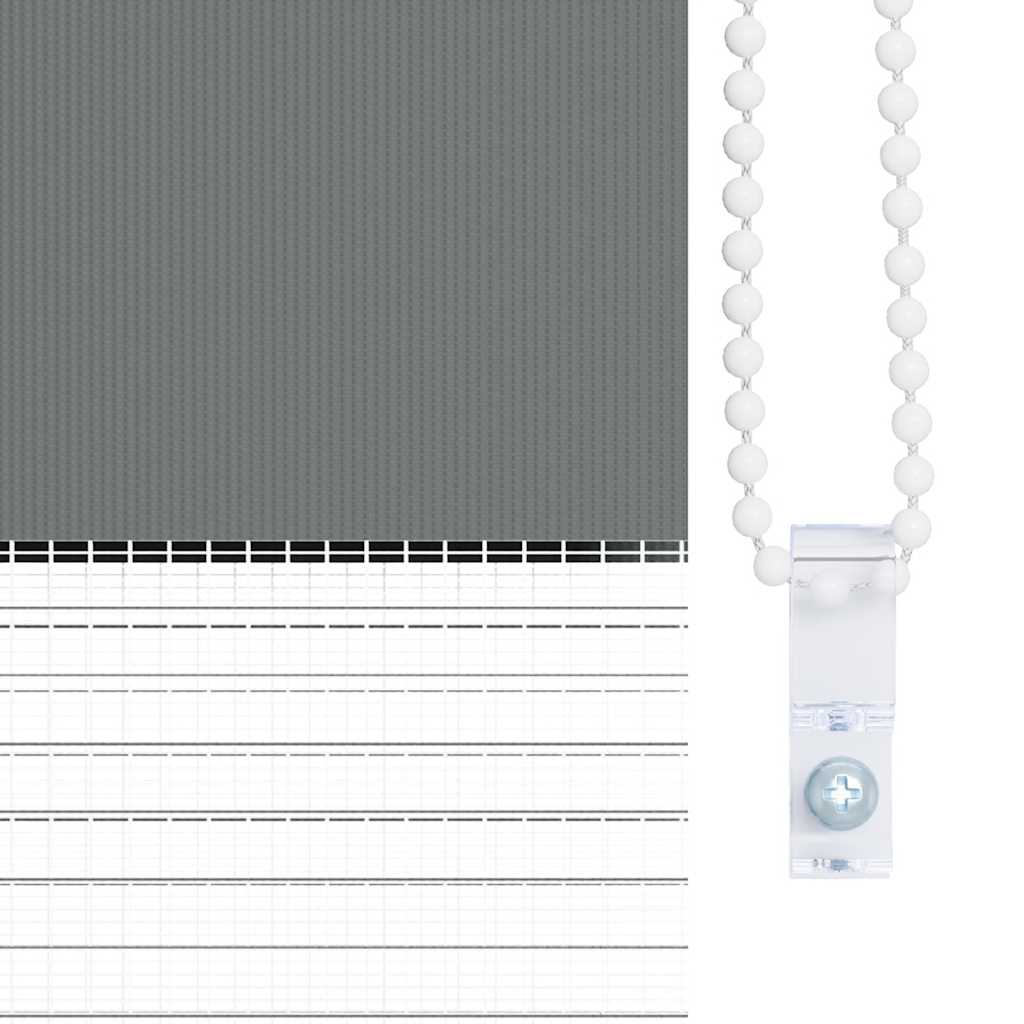 Zebrafüggönnyel sötét szürke szövetszélesség 120,9cm poliészter