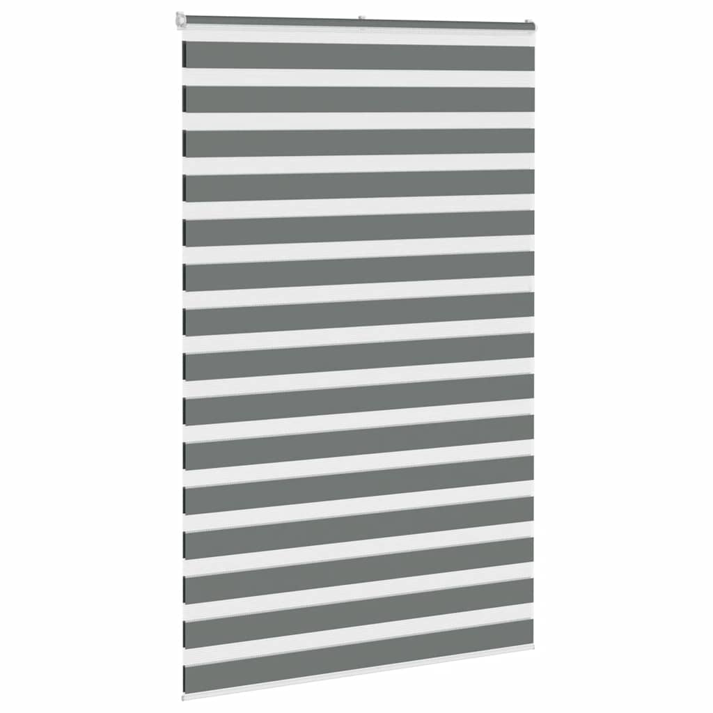Zebrafüggönnyel sötét szürke szövetszélesség 145,9cm poliészter