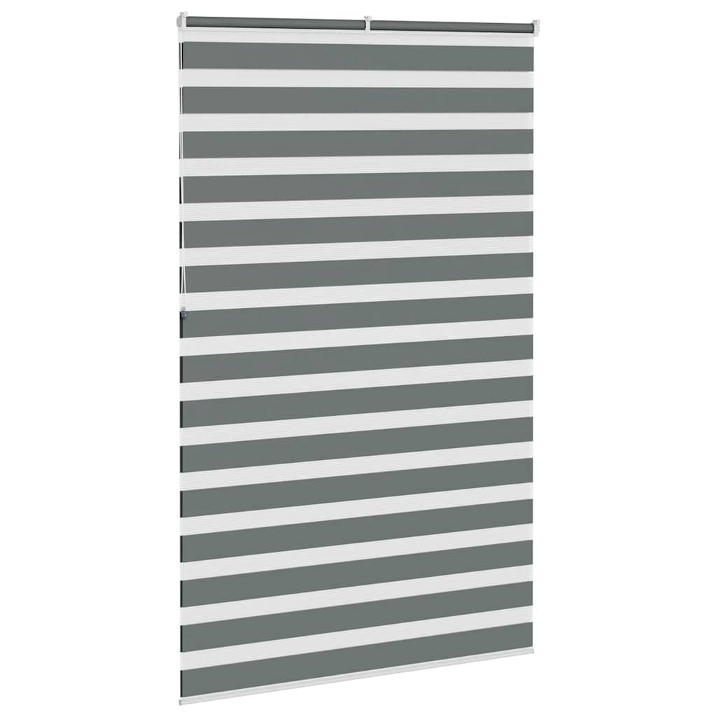 Zebrafüggönnyel sötét szürke szövetszélesség 145,9cm poliészter