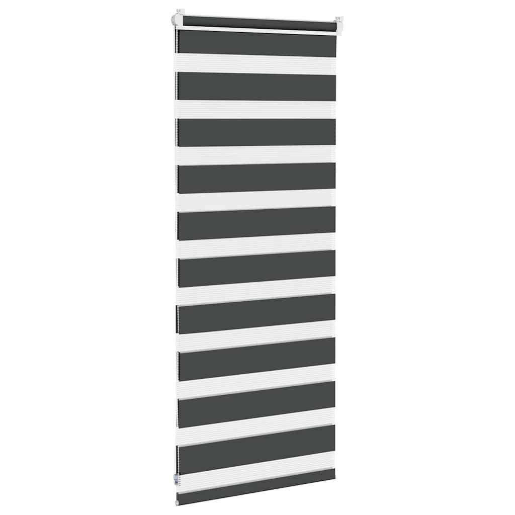 Zebrafüggönnyel fekete szövetszélesség 60,9 cm poliészter