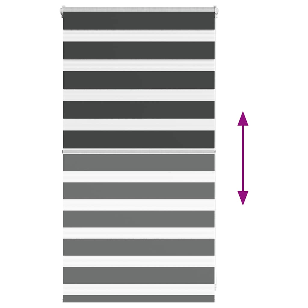 Zebrafüggönnyel fekete szövetszélesség 65,9 cm poliészter