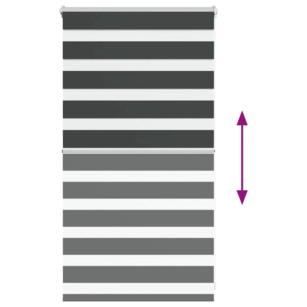 Zebrafüggönnyel fekete szövetszélesség 70,9 cm poliészter