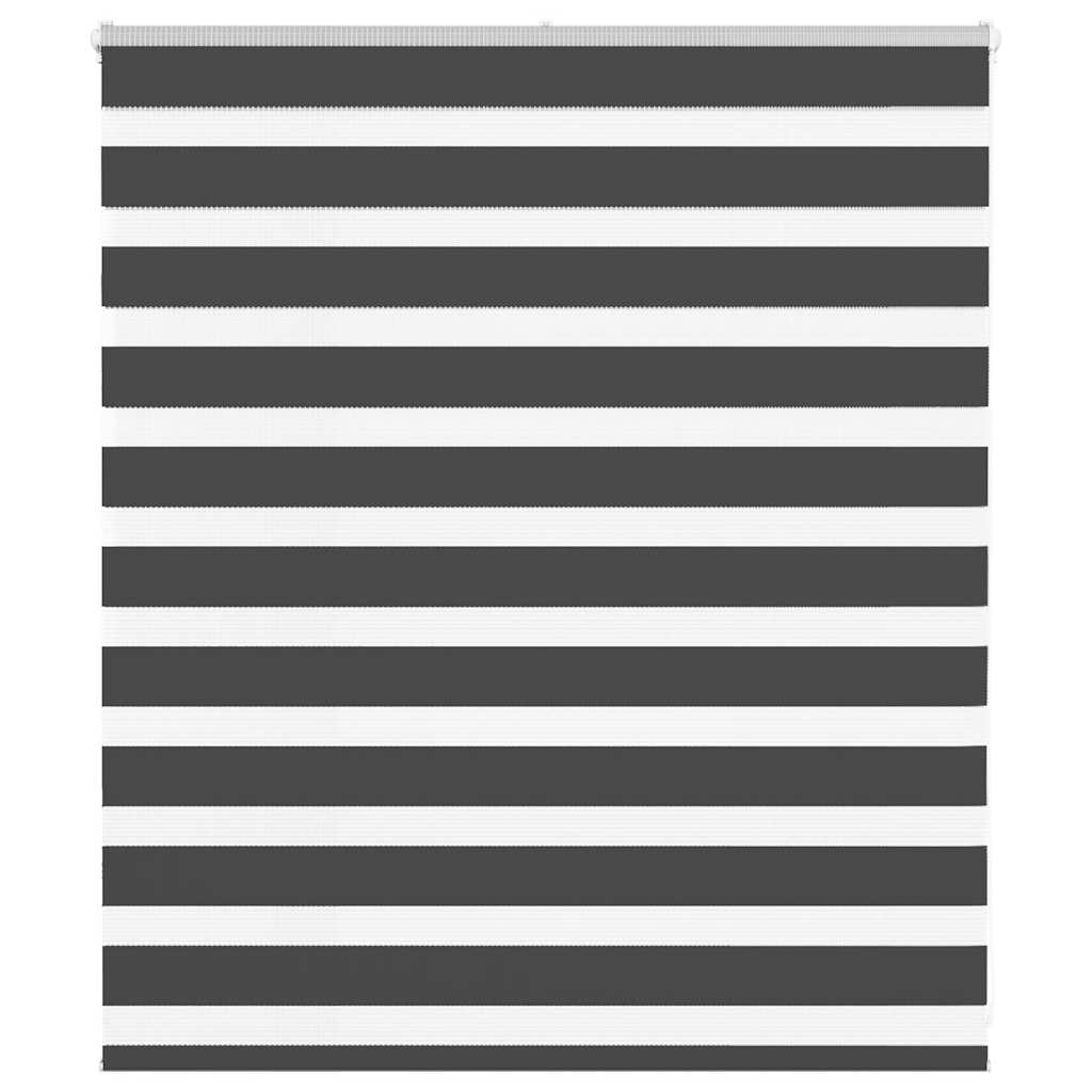 Zebrafüggönnyel fekete szövetszélesség 125,9 cm poliészter