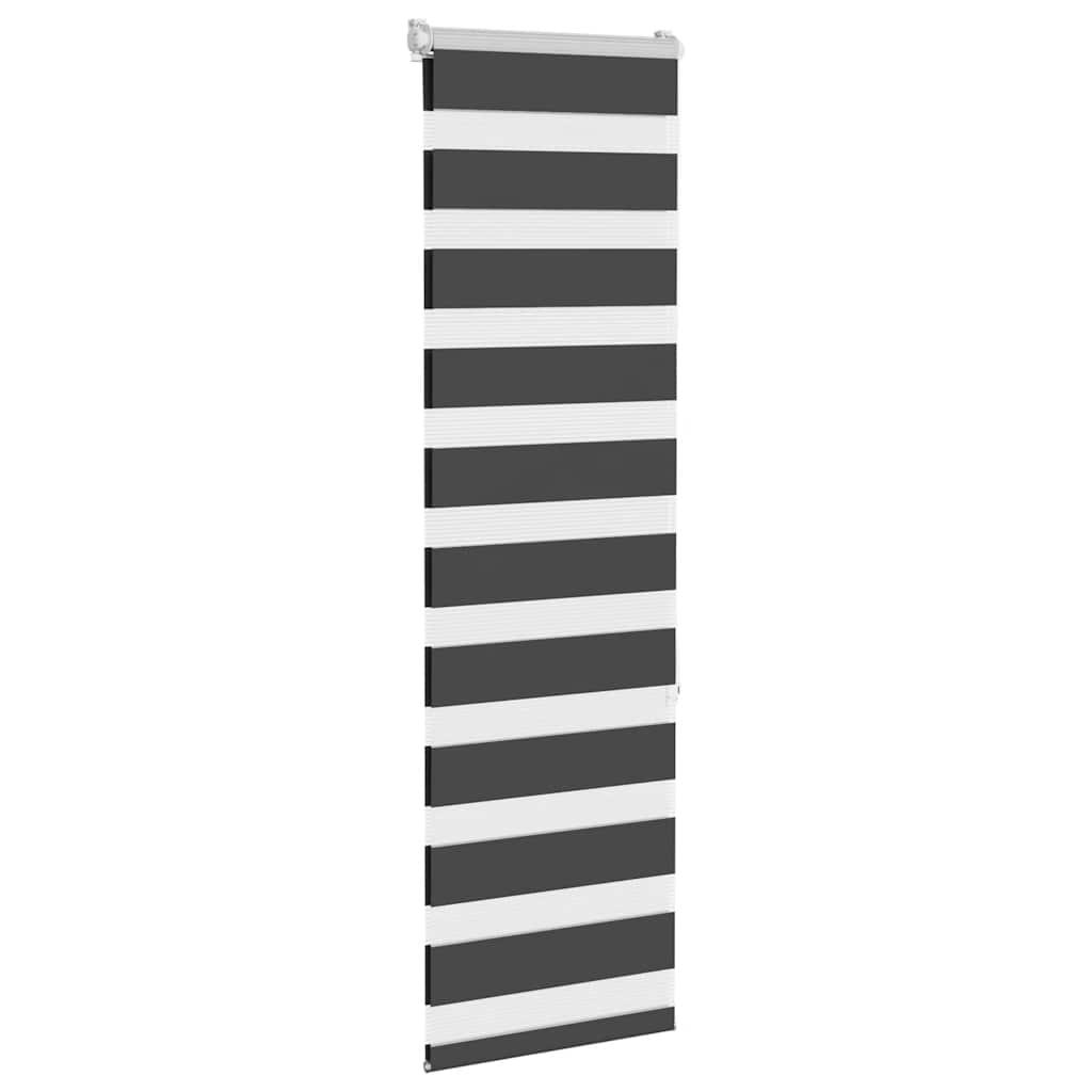 Zebrafüggönnyel fekete szövetszélesség 45,9 cm poliészter