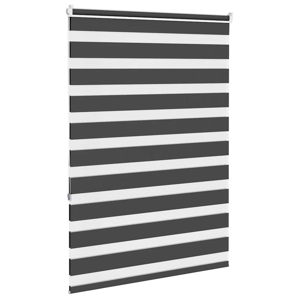 Zebrafüggönnyel fekete szövetszélesség 105,9 cm poliészter