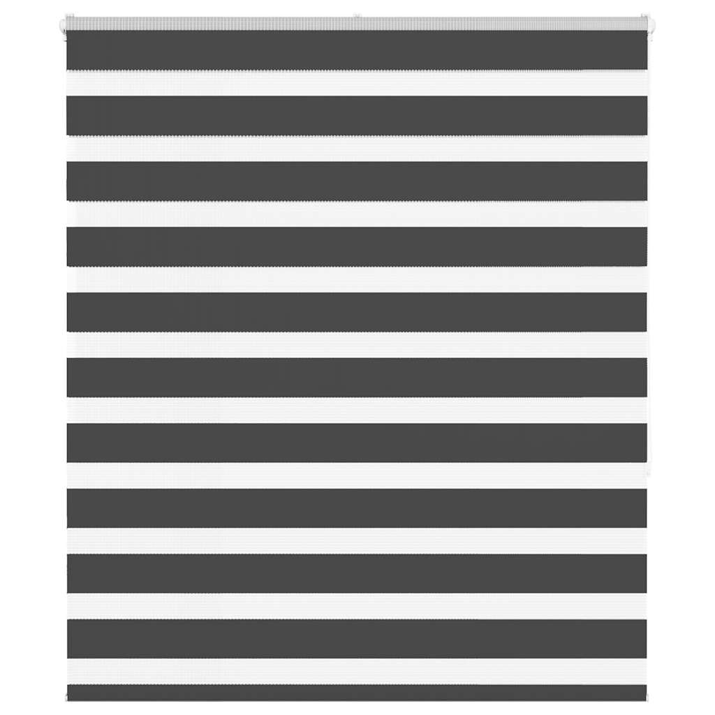 Zebrafüggönnyel fekete szövetszélesség 125,9 cm poliészter