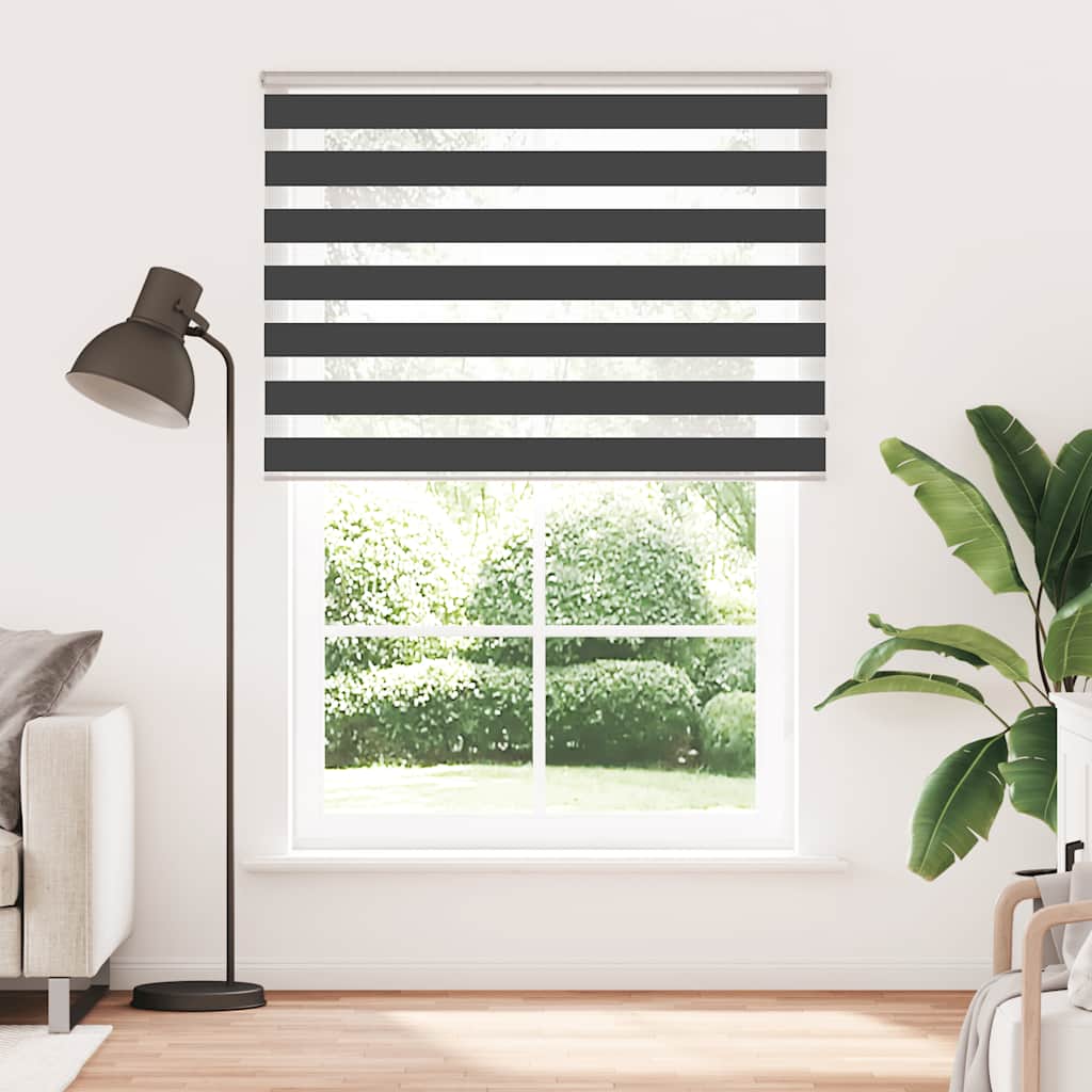 Zebrafüggönnyel fekete szövetszélesség 150,9 cm poliészter