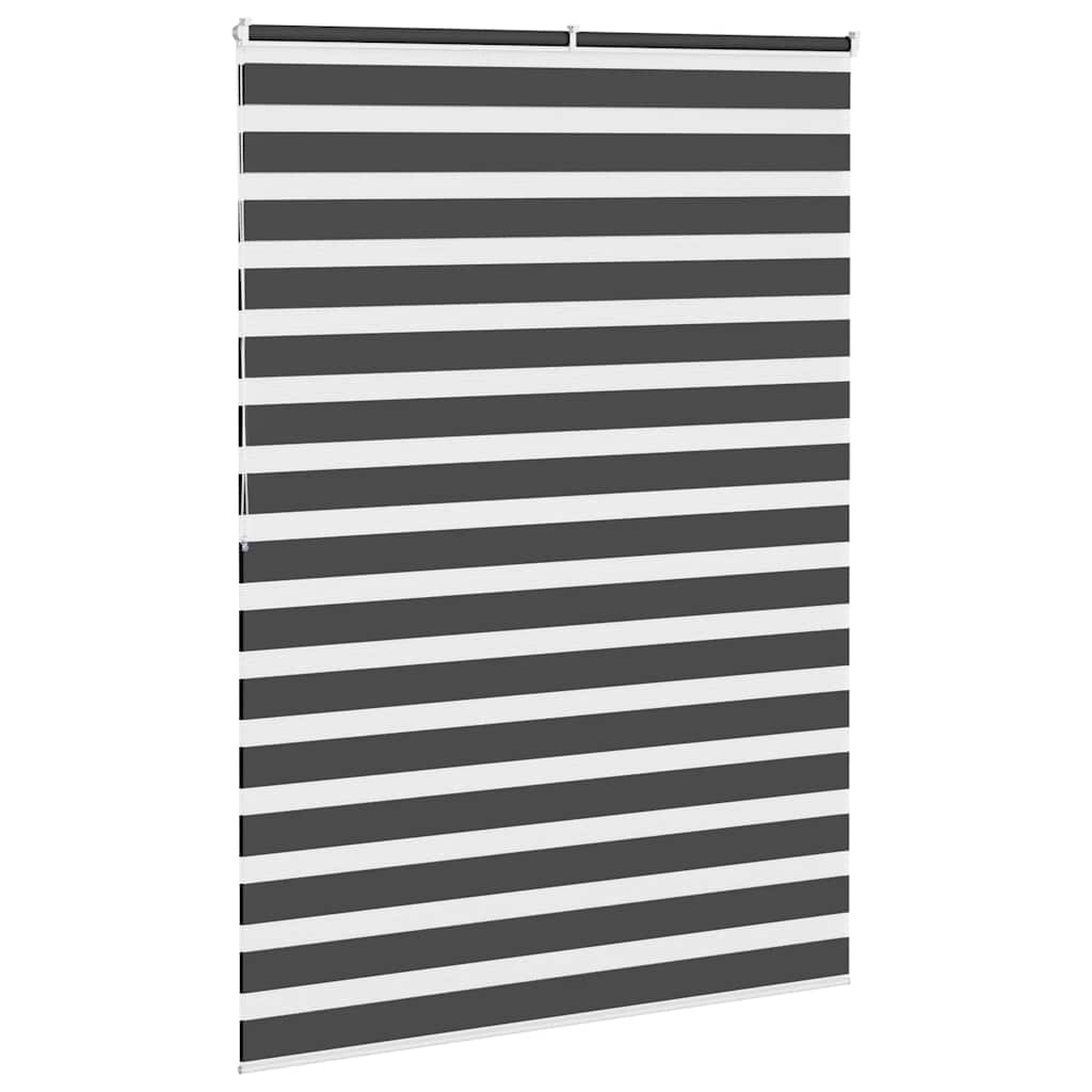 Zebrafüggönnyel fekete szövetszélesség 155,9 cm poliészter