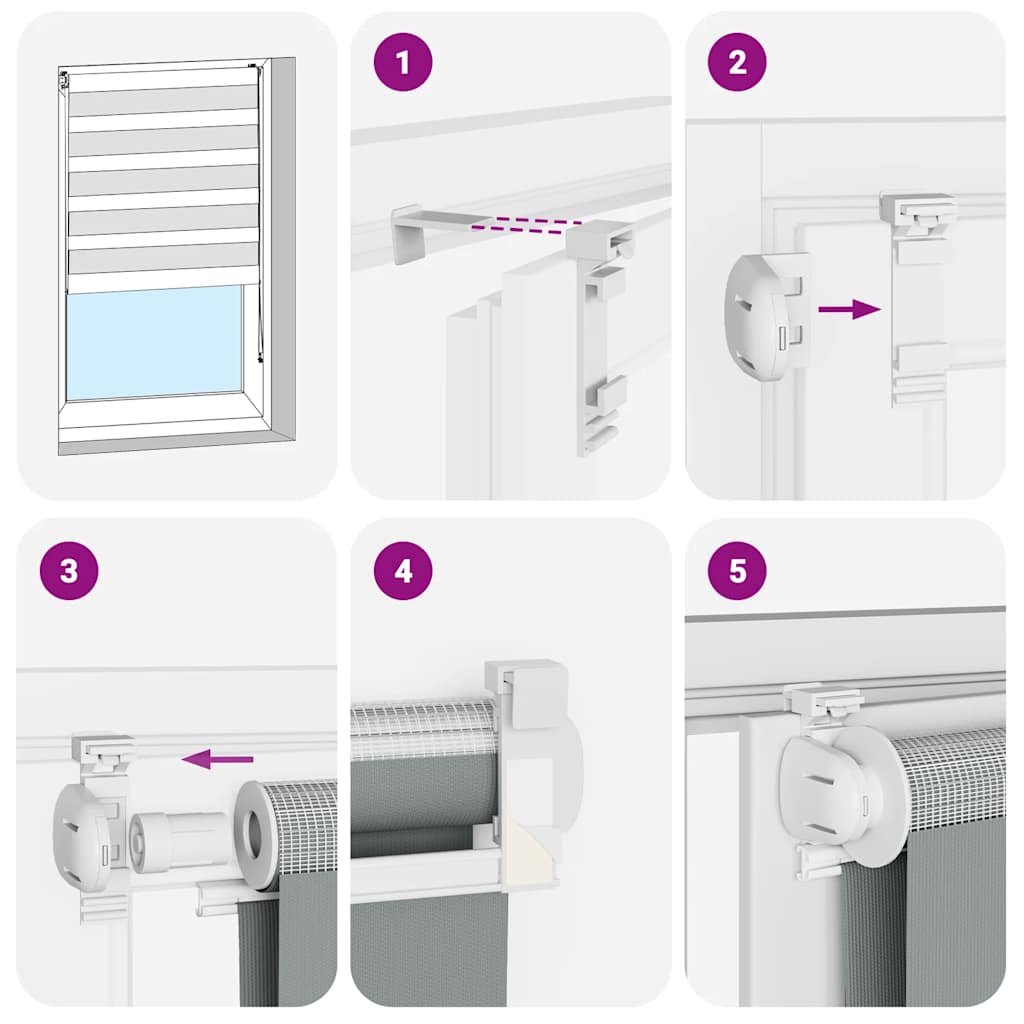 Zebrafüggönnyel 70x100 cm szövetszélesség 65,9 cm poliészter