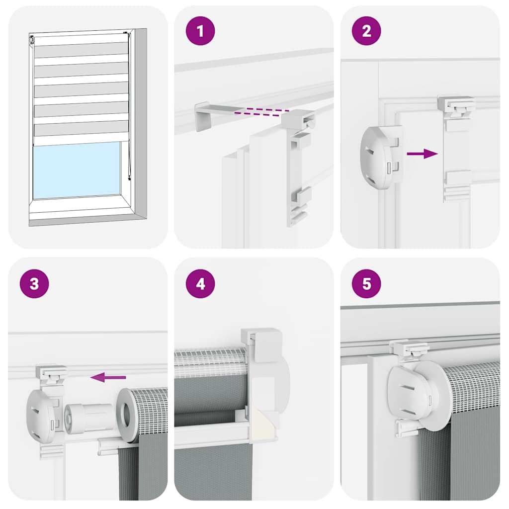Zebrafüggönnyel 155x200 cm szövetszélesség 150,9cm poliészter