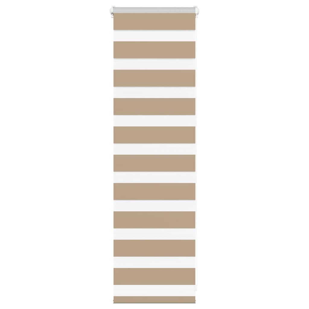 Zebrafüggönnyel homokbarna szövetszélesség 35,9 cm poliészter