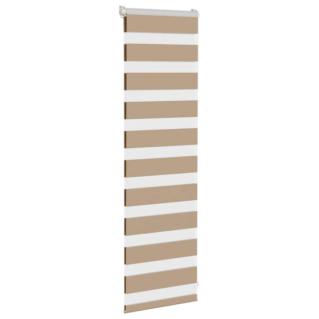 Zebrafüggönnyel homokbarna szövetszélesség 35,9 cm poliészter