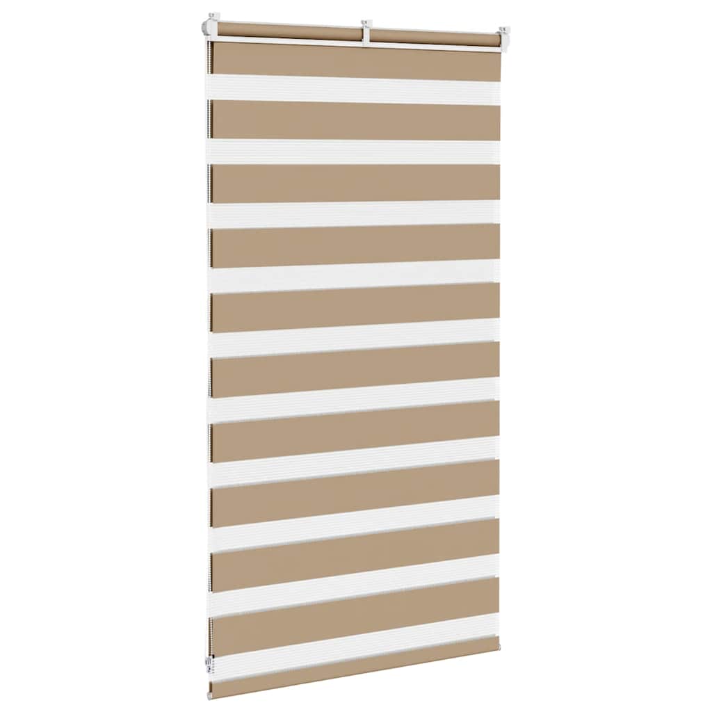 Zebrafüggönnyel homokbarna szövetszélesség 65,9 cm poliészter