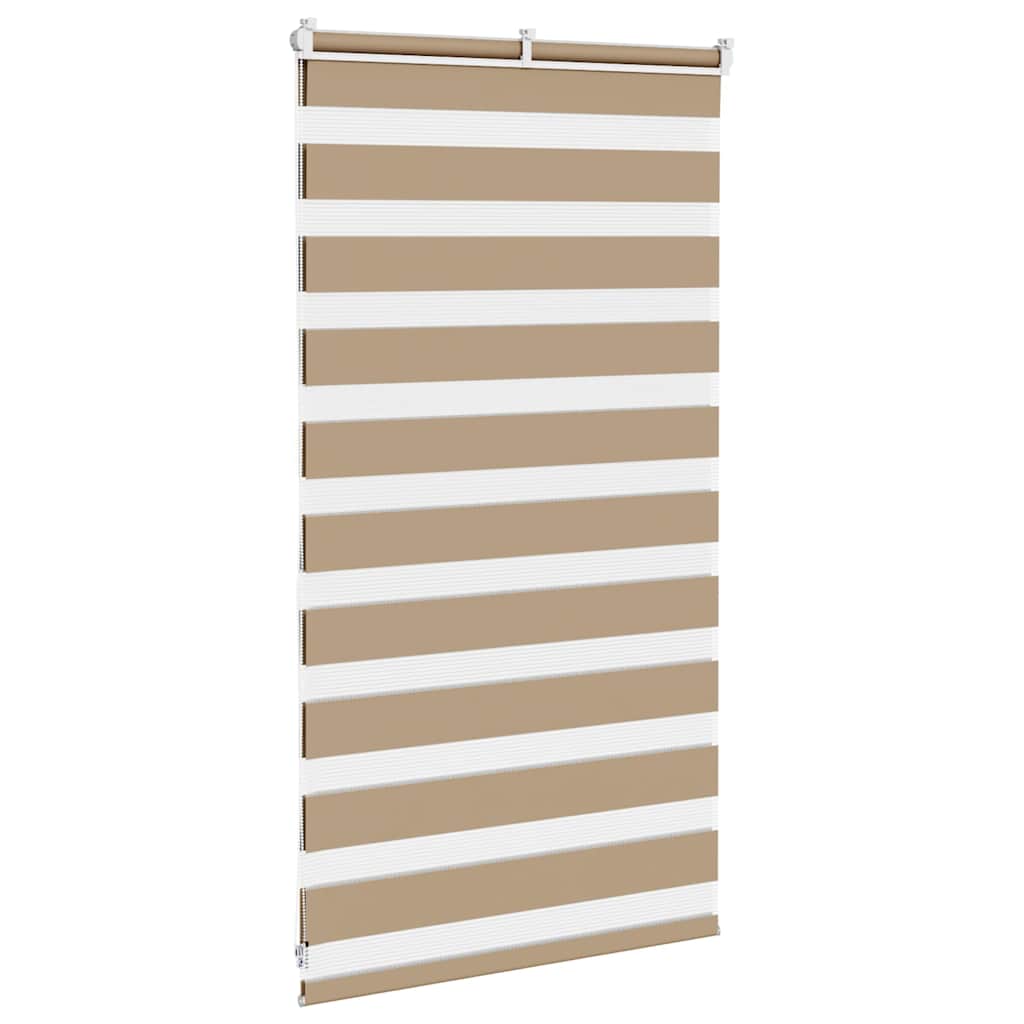 Zebrafüggönnyel homokbarna szövetszélesség 75,9 cm poliészter