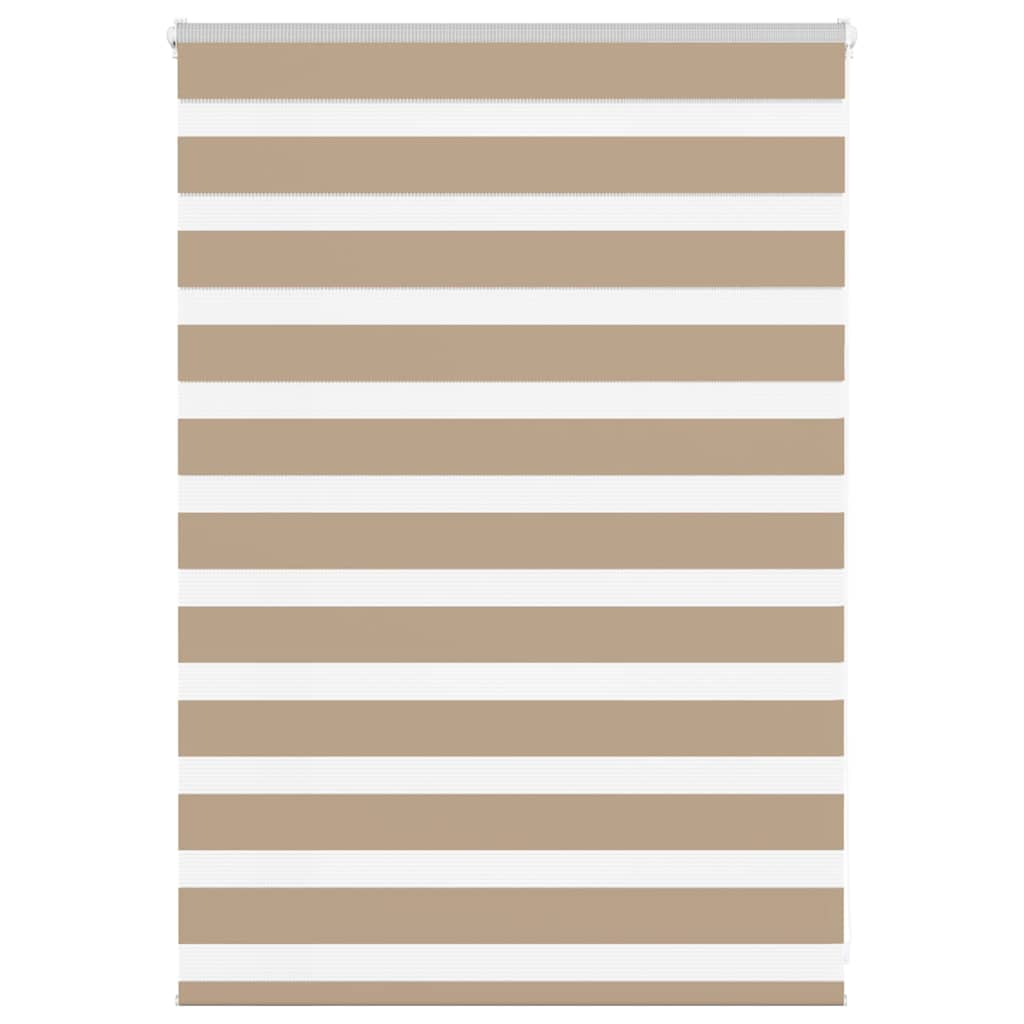 Zebrafüggönnyel homokbarna szövetszélesség 95,9 cm poliészter