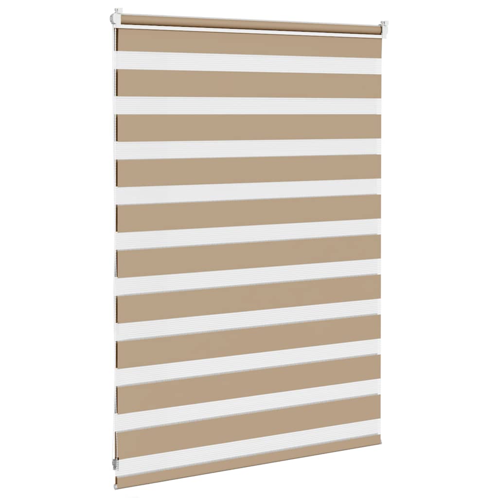 Zebrafüggönnyel homokbarna szövetszélesség 95,9 cm poliészter
