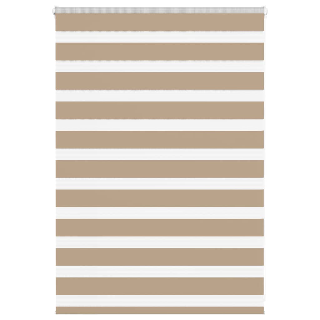 Zebrafüggönnyel homokbarna szövetszélesség 105,9 cm poliészter