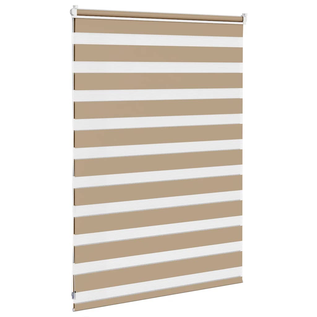Zebrafüggönnyel homokbarna szövetszélesség 105,9 cm poliészter