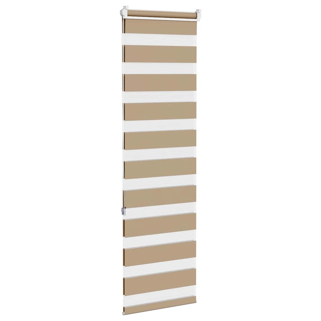 Zebrafüggönnyel homokbarna szövetszélesség 45,9 cm poliészter