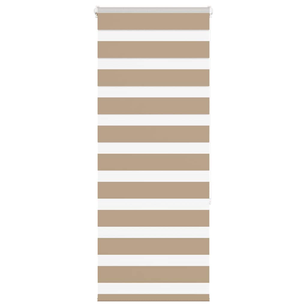 Zebrafüggönnyel homokbarna szövetszélesség 55,9 cm poliészter