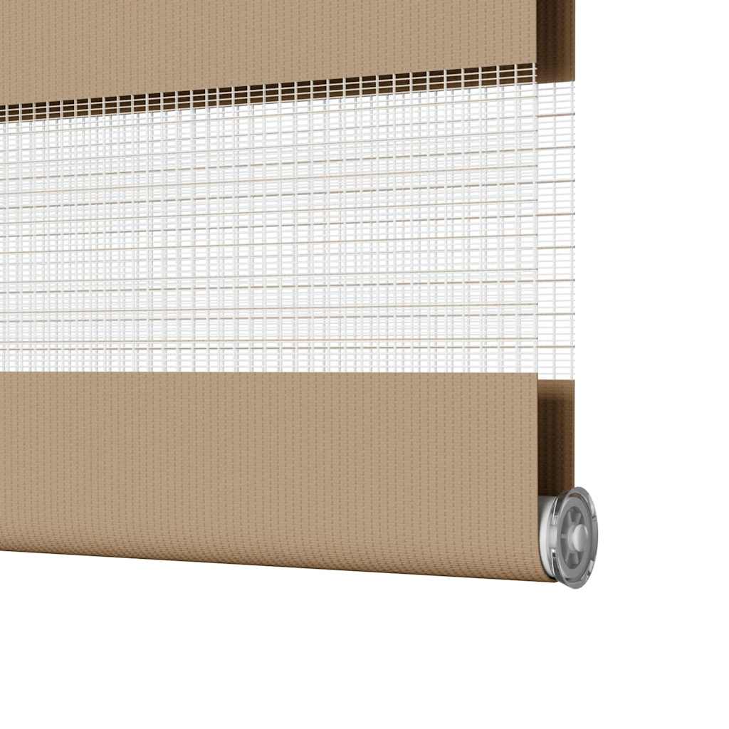 Zebrafüggönnyel homokbarna szövetszélesség 55,9 cm poliészter