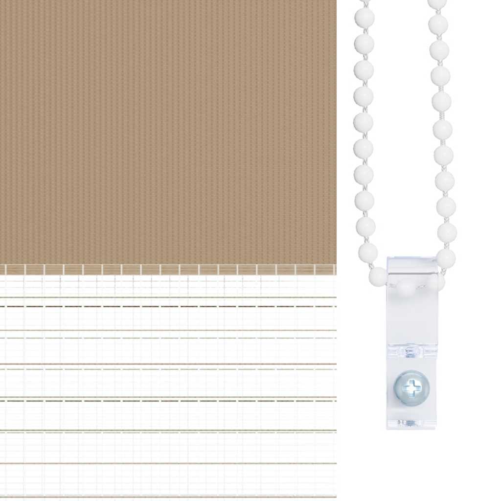 Zebrafüggönnyel homokbarna szövetszélesség 55,9 cm poliészter