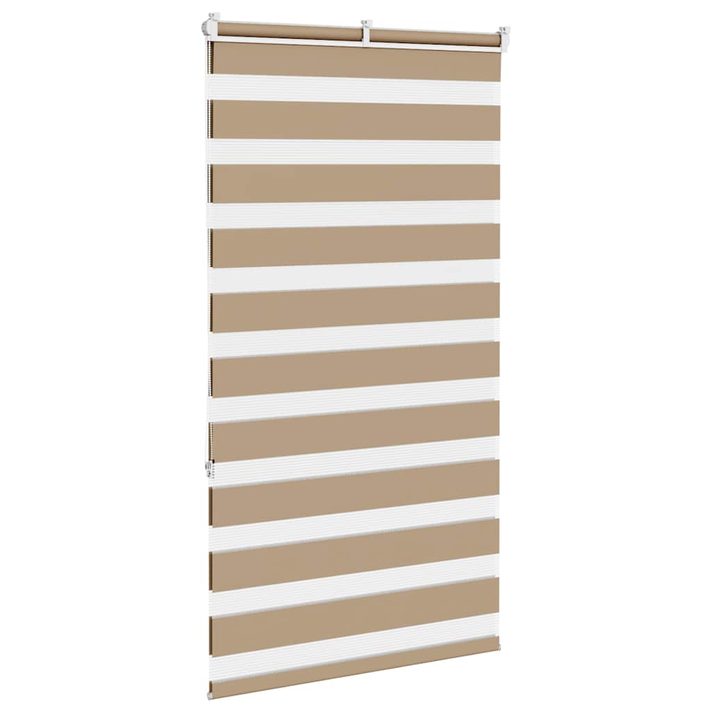 Zebrafüggönnyel homokbarna szövetszélesség 75,9 cm poliészter