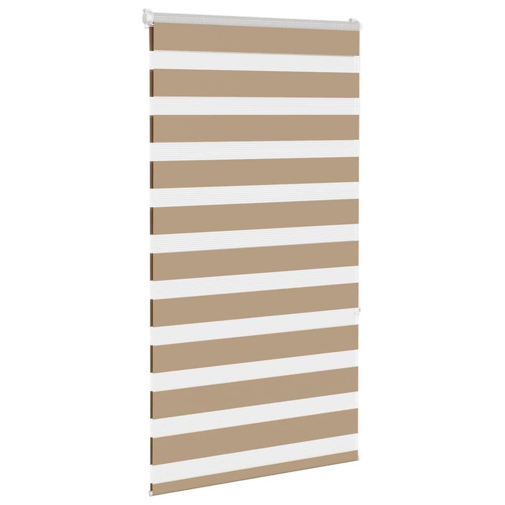 Zebrafüggönnyel homokbarna szövetszélesség 85,9 cm poliészter