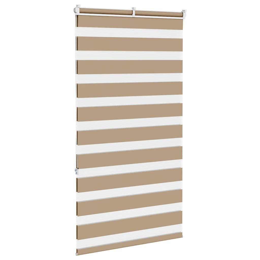 Zebrafüggönnyel homokbarna szövetszélesség 85,9 cm poliészter