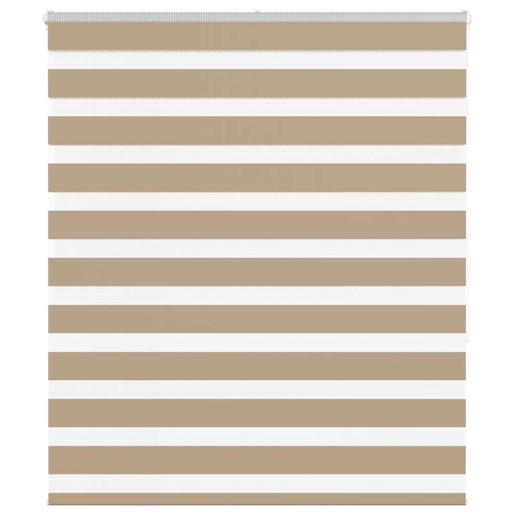 Zebrafüggönnyel homokbarna szövetszélesség 130,9 cm poliészter