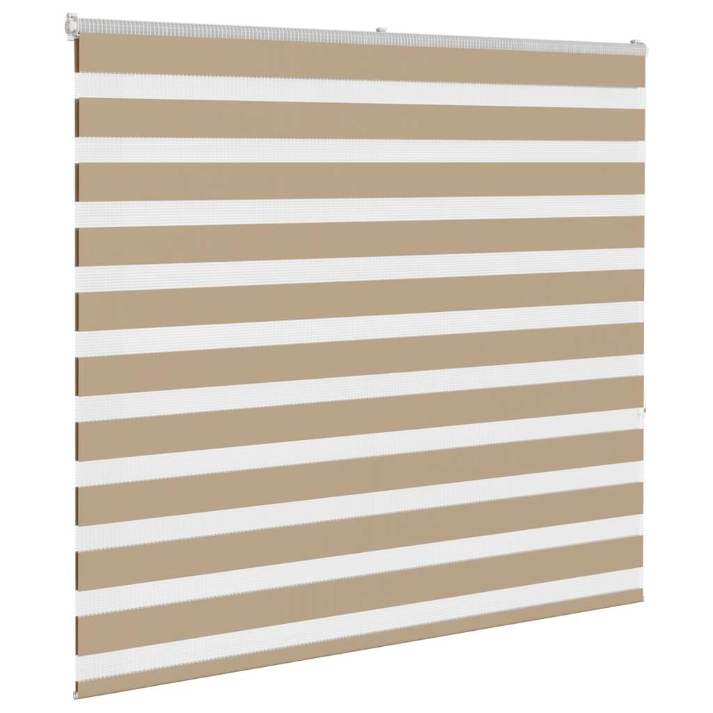 Zebrafüggönnyel homokbarna szövetszélesség 150,9 cm poliészter