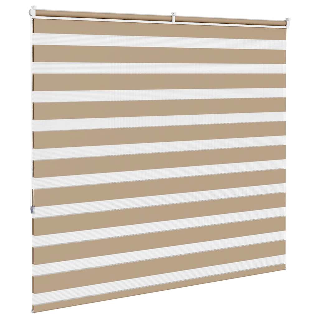 Zebrafüggönnyel homokbarna szövetszélesség 150,9 cm poliészter