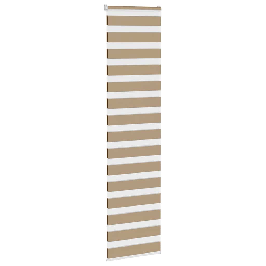 Zebrafüggönnyel homokbarna szövetszélesség 50,9 cm poliészter