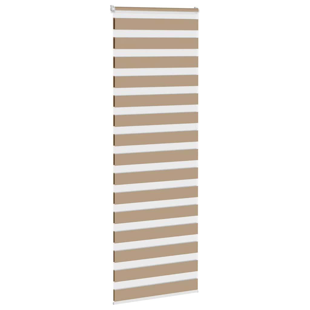 Zebrafüggönnyel homokbarna szövetszélesség 80,9 cm poliészter