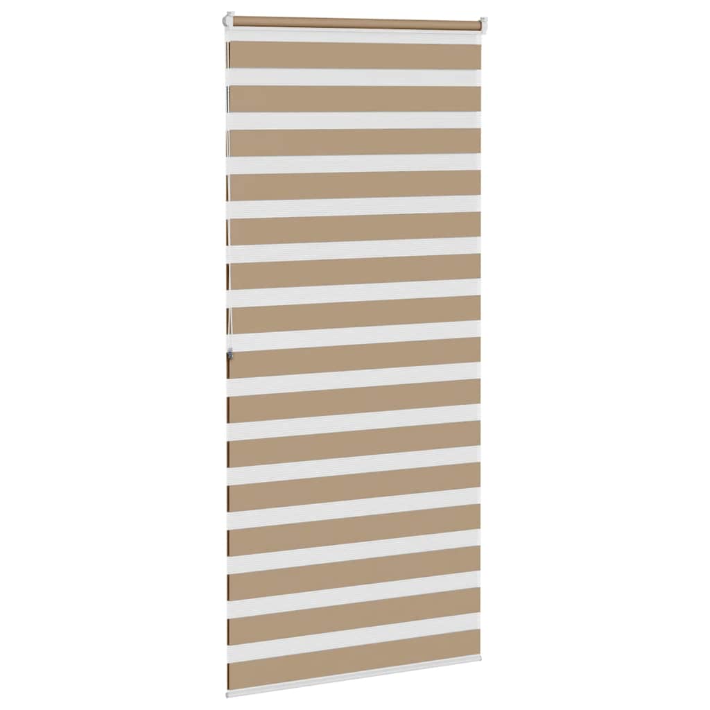 Zebrafüggönnyel homokbarna szövetszélesség 90,9 cm poliészter