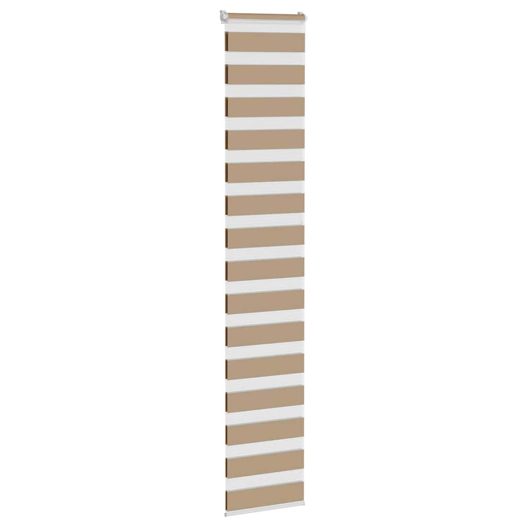 Zebrafüggönnyel homokbarna szövetszélesség 35,9 cm poliészter