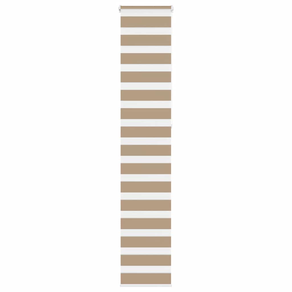 Zebrafüggönnyel homokbarna szövetszélesség 40,9 cm poliészter