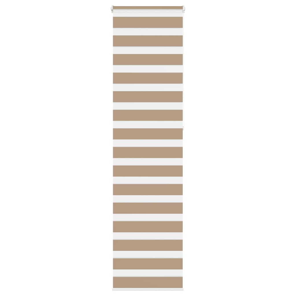 Zebrafüggönnyel homokbarna szövetszélesség 55,9 cm poliészter