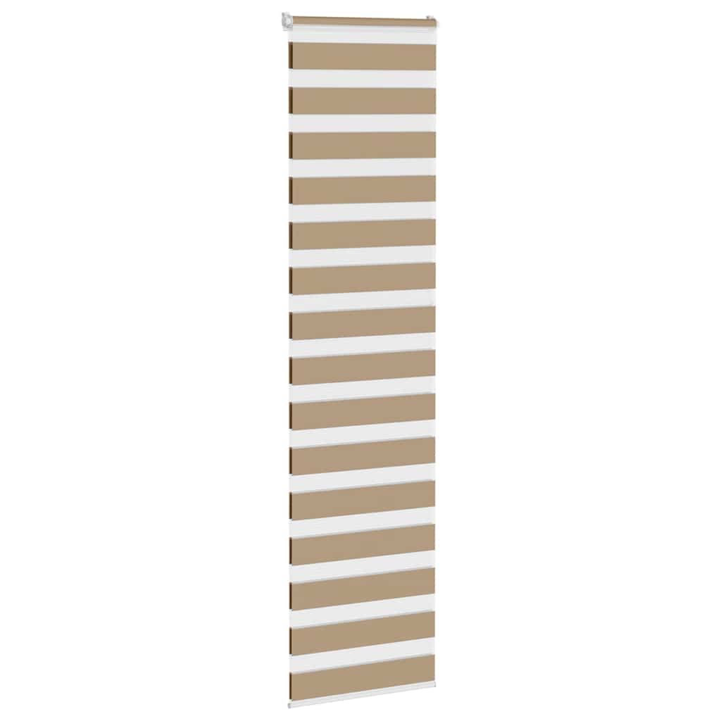 Zebrafüggönnyel homokbarna szövetszélesség 55,9 cm poliészter