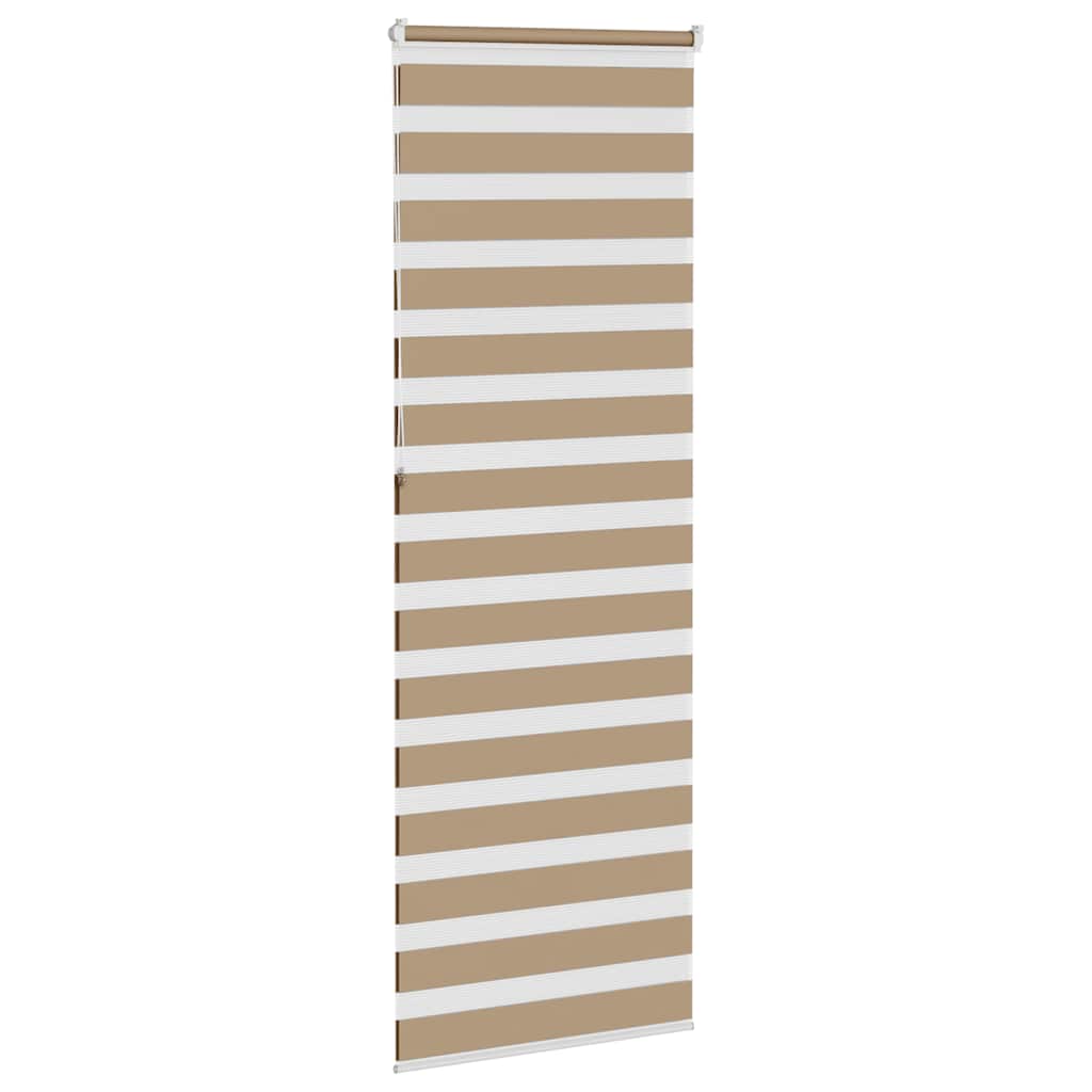 Zebrafüggönnyel homokbarna szövetszélesség 65,9 cm poliészter