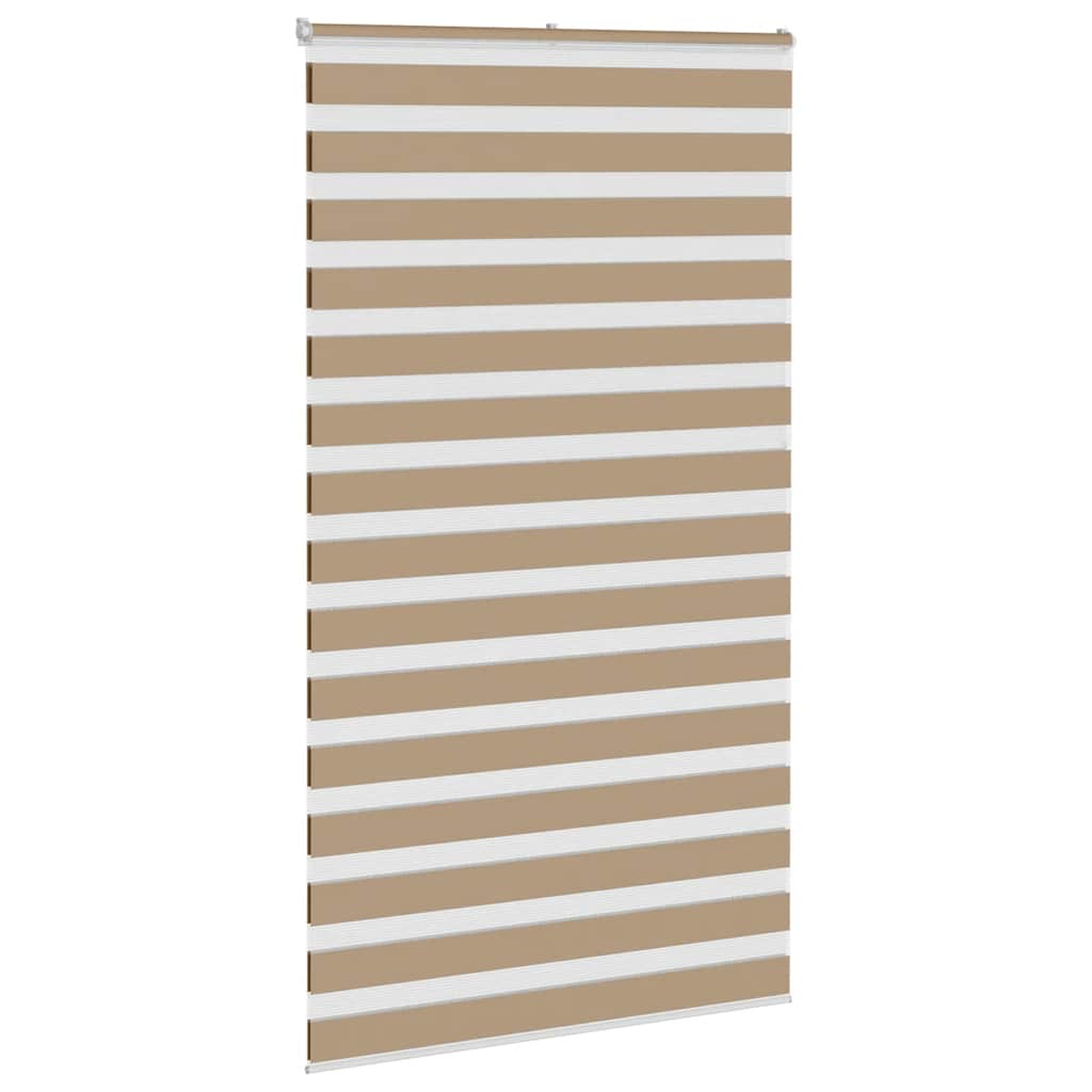 Zebrafüggönnyel homokbarna szövetszélesség 120,9 cm poliészter