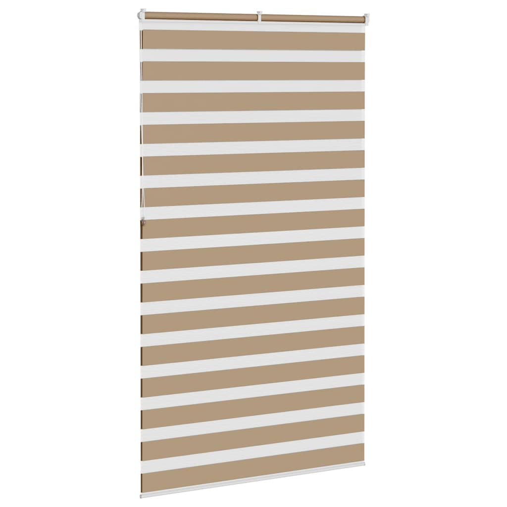 Zebrafüggönnyel homokbarna szövetszélesség 120,9 cm poliészter