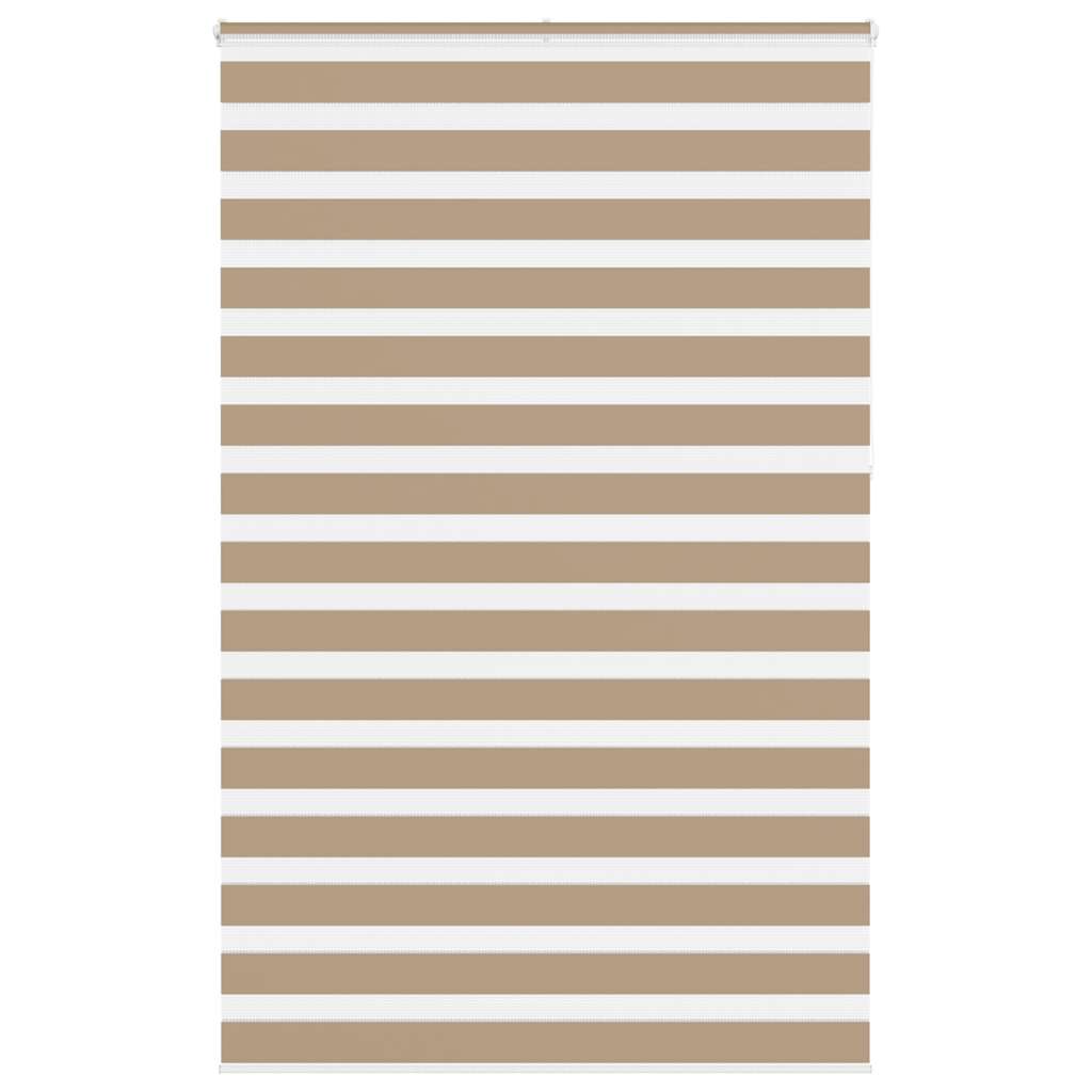 Zebrafüggönnyel homokbarna szövetszélesség 140,9 cm poliészter