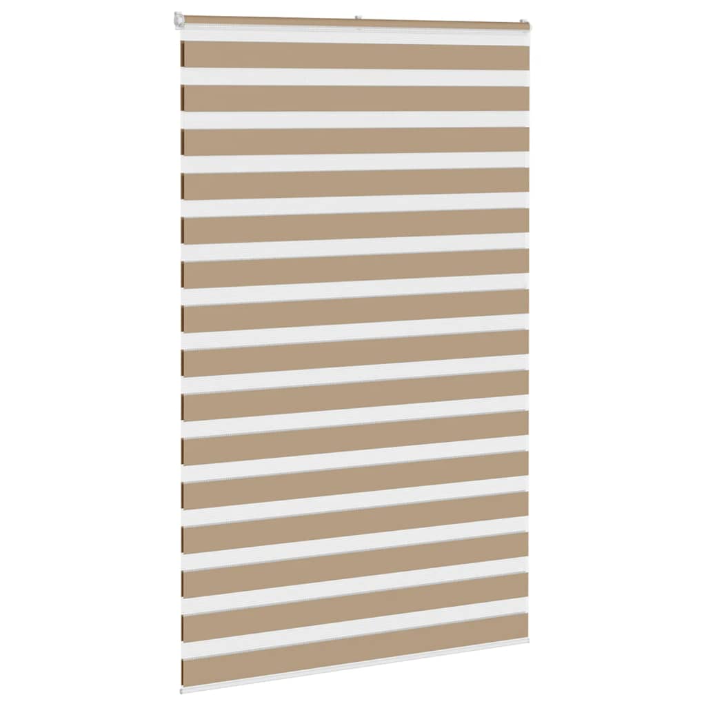 Zebrafüggönnyel homokbarna szövetszélesség 140,9 cm poliészter